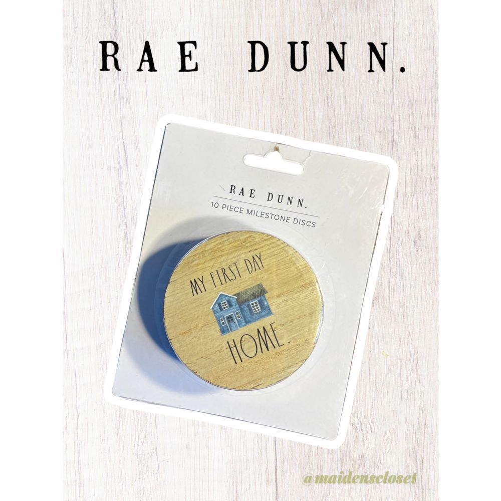 5/$20 Rae Dunn 10 Piece MILESTONE Baby Discs My First Holidays